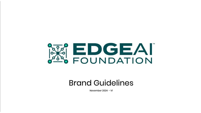 EDGE AI FOUNDATION BRAND GUIDELINES